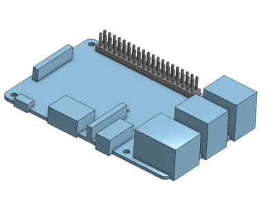Raspberry Pi 3B+ Simple Model