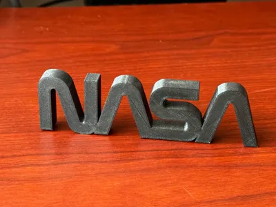 NASA "Worm" Logo Lettering