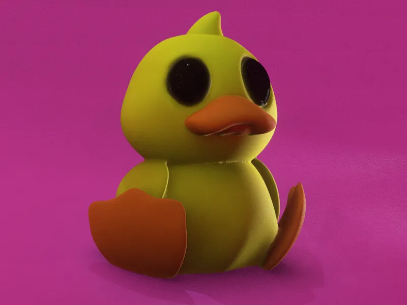 Cute Duck Figure