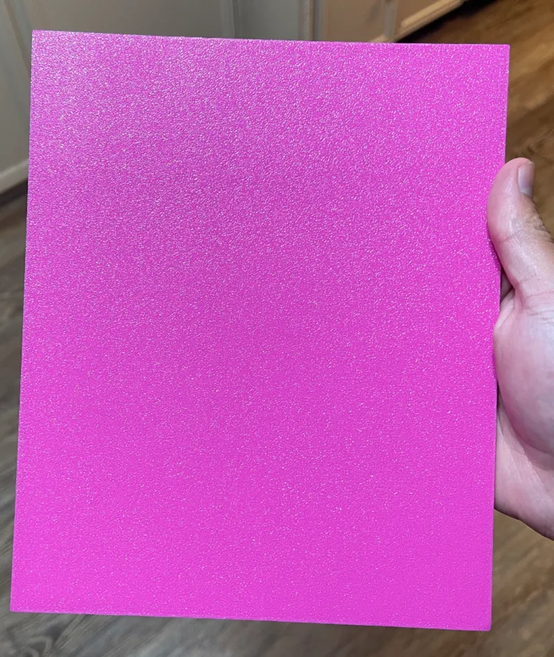 7 by 8.5 inch Rectangle