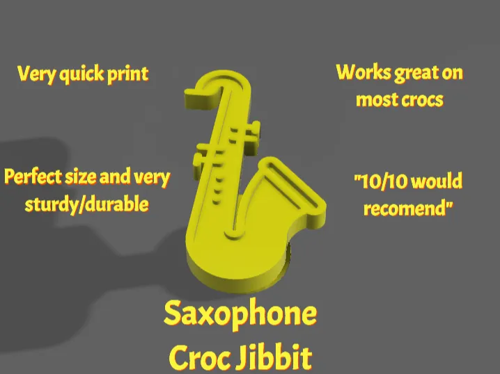 Saxophone Croc Jibbit