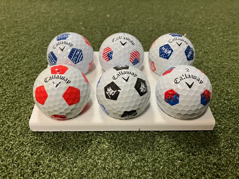 Golf Ball Display - 2 Row