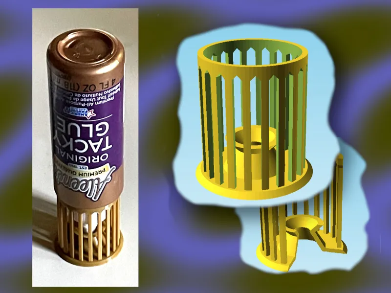 Glue inverting stand (parameterized)