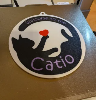 Welcome to the Catio Sign