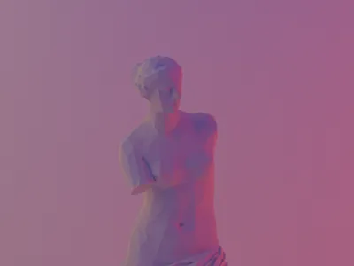 The Aphrodite of Milo Low poly