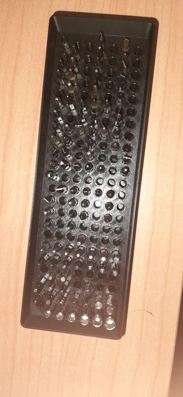 Parametric IKEA Helmer Screw Bit Storage Box