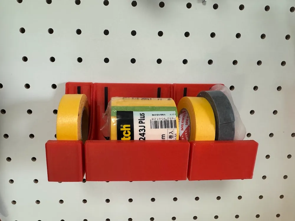 Masking Tape Holder For Peg Board By Tommy MakerWorld masking-tape-holder-for-peg-board-by-tommy-makerworld