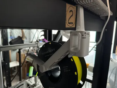 Shelf adapter for Bambu Lab filament spool holder