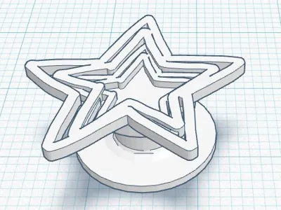 Star croc charm