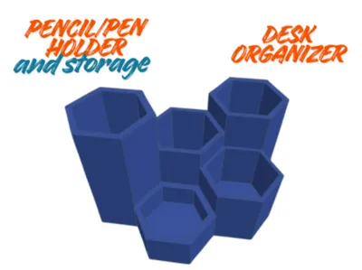 Polygontal Pencil Holder/Storage