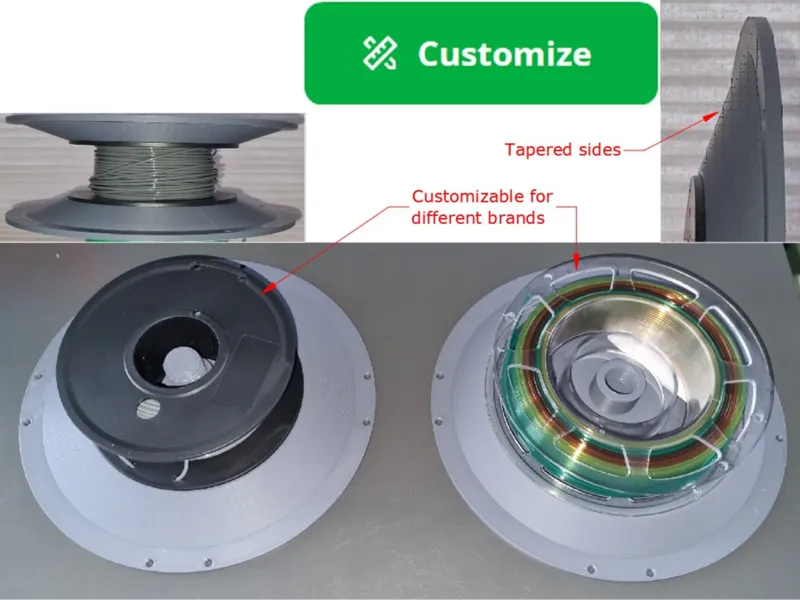 250gr Spool adapter