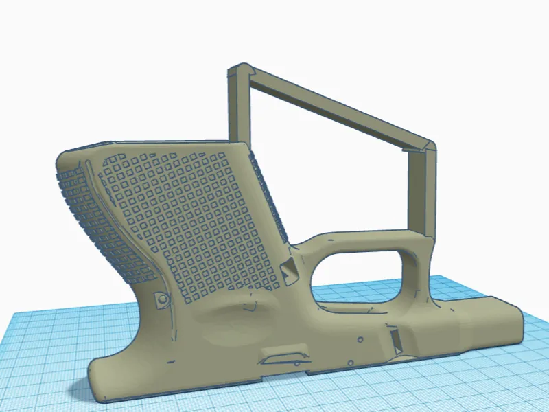 Subcompact Pistol Enclosed Handguard Frame
