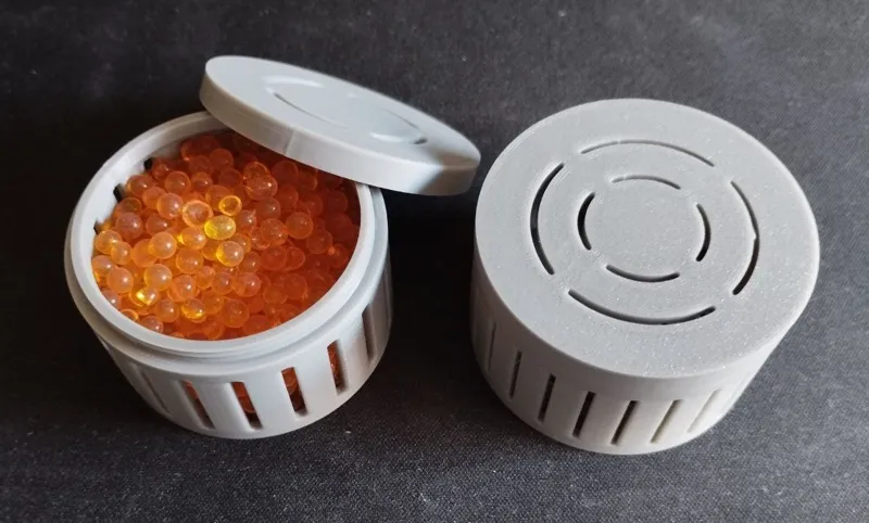 Small Silica Box for 250g Spools/screw cap/50x30mm