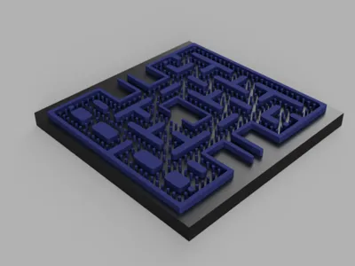Pac Man Maze Coaster
