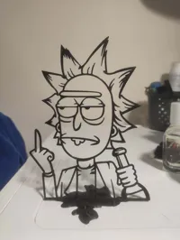Silhouette Rick Sanchez (remix) — photo 1