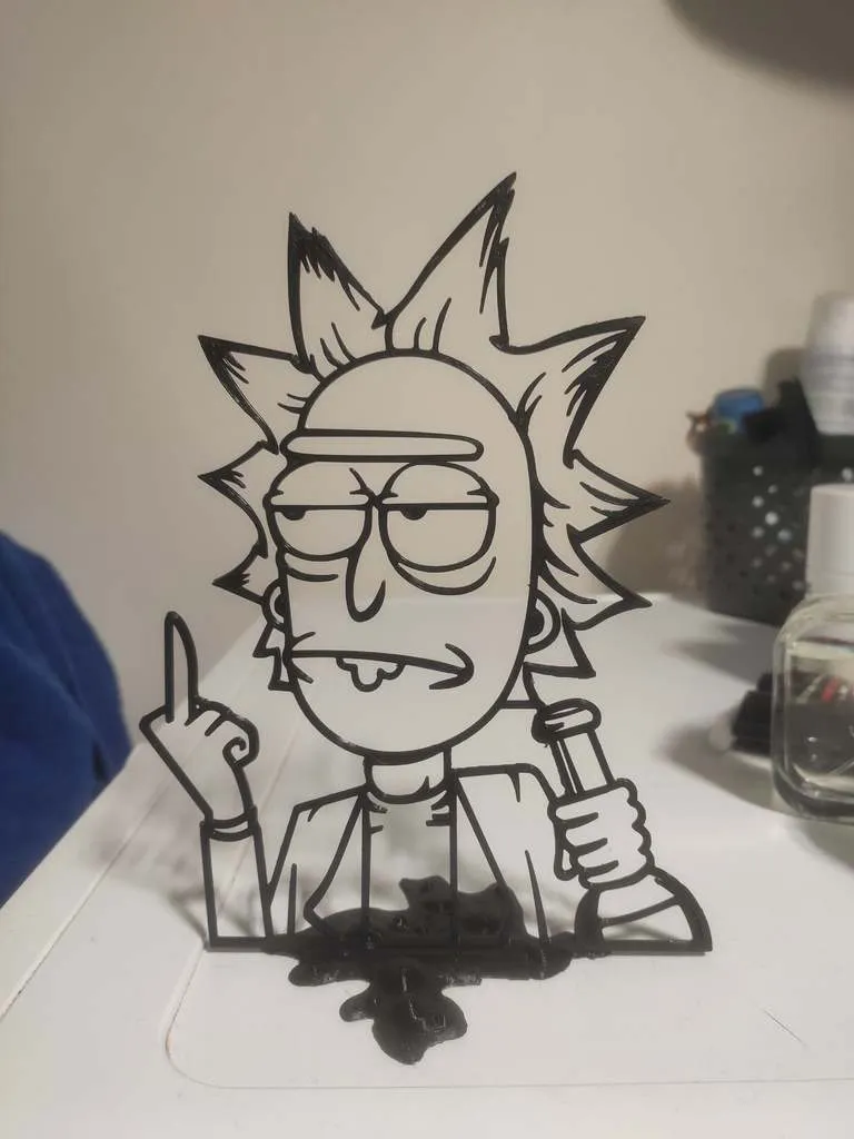 Silhouette Rick Sanchez (remix)