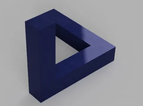 Minimalist Impossible Triangle