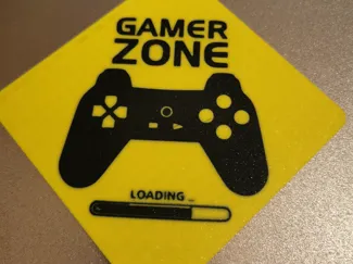 Gamerzone Schild