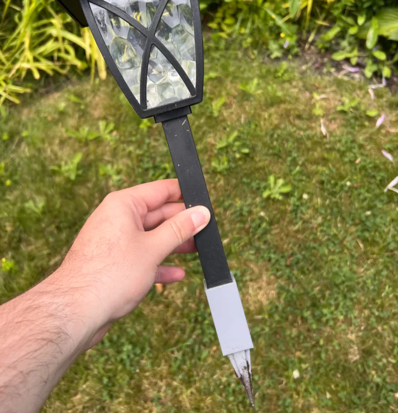 Square Lamp Spike (For Ground)