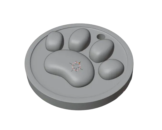 Cat's Paw Keychain