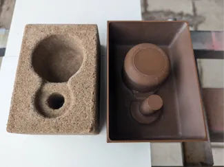 Pouring basin mould for metalcasting