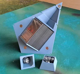 Dice box and Deck base