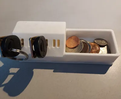 Gridfinity Key and Coin Holder