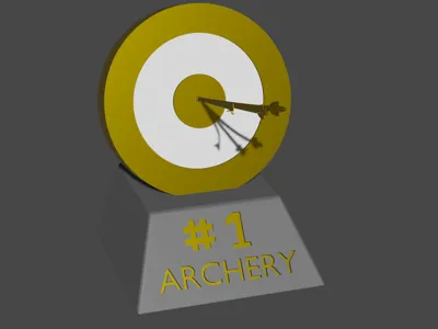 Arrow in Arrow Archery Trophy