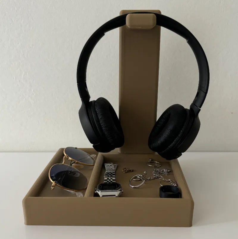 Support Headphone with storage