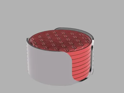 Untersetzer mit motiv Blume des leben - coaster