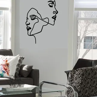 wall art two face