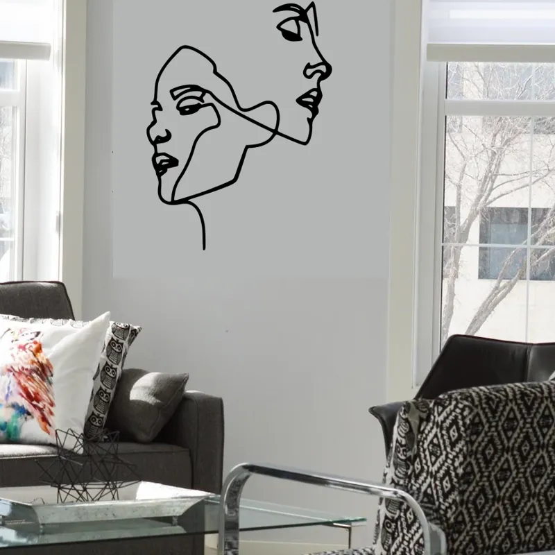 wall art two face