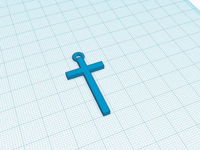 Cross Keychain