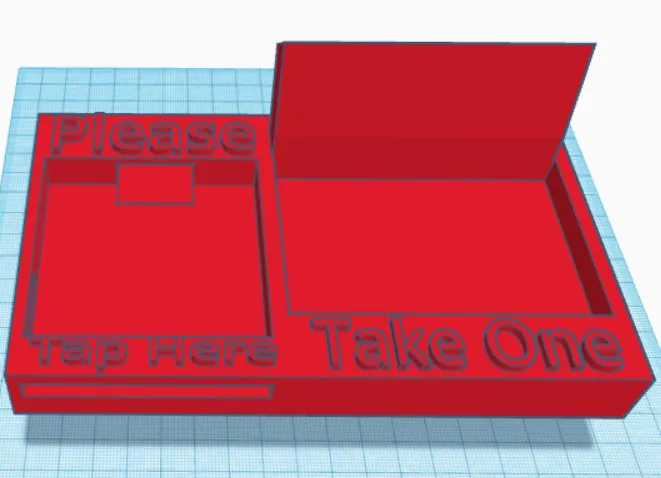 Square Pay and Business Card Holder