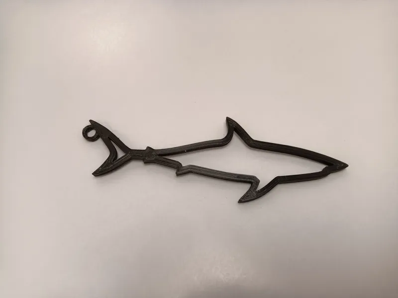 Shark keychain