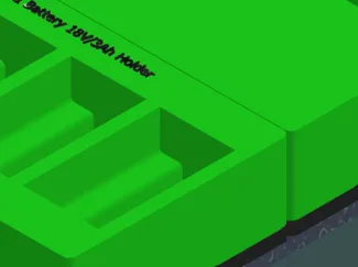 HiKOKI Holders on Gridfinity Base