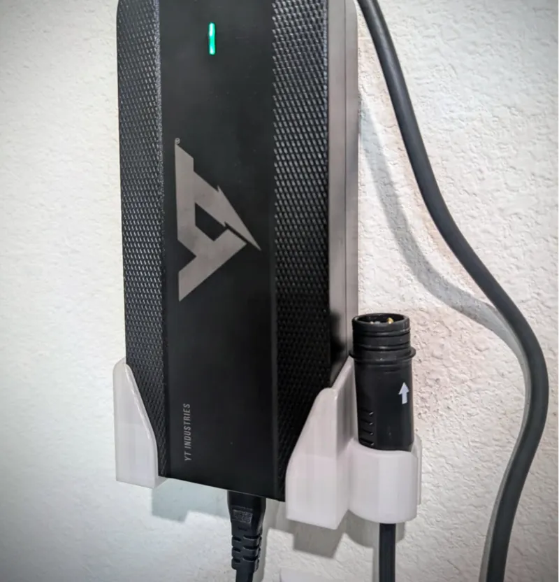 E-bike charger wall mount.