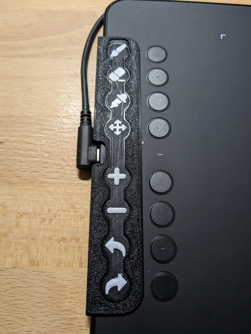 XP PEN Deco 01 V2 Key Labels (exchangeablle)