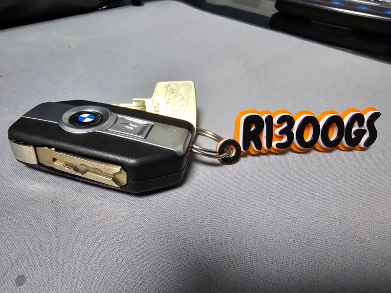 BMW R1300GS Keychain