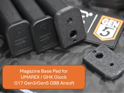 Magazine Base Pad for Umarex / GHK Glock 17 
