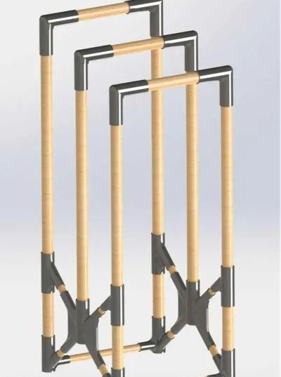 Standing Towel Rack 2/2 model