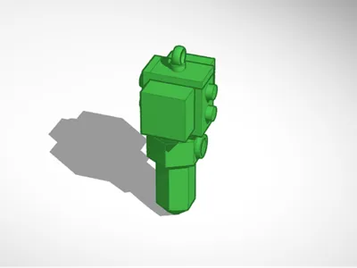 skylanders trap team hammer trap keychain