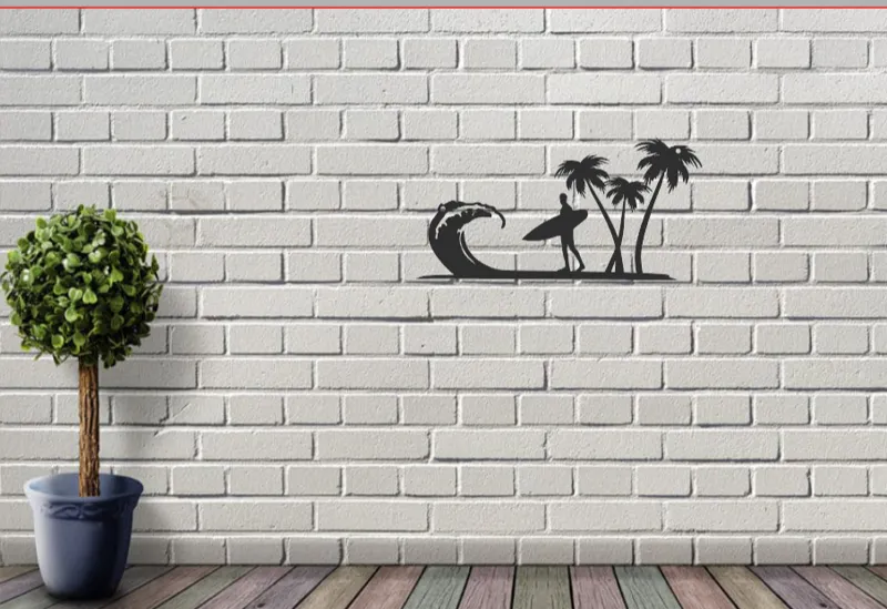 Surf wall decoration