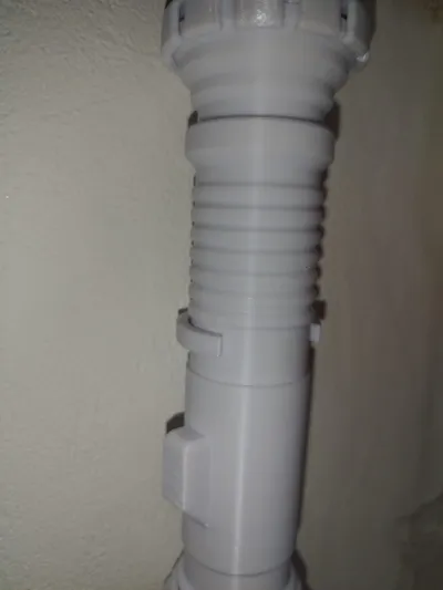 Wall holder for collapsible Lightsaber