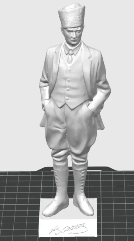 Dekoratives Atatürk-Büstenornament, Sammlerstück, Geschenk, besonderes Design