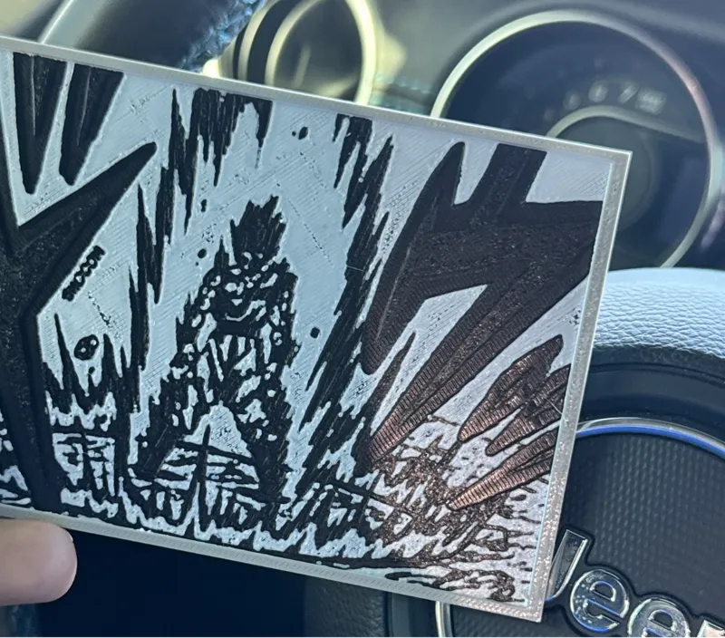Goku Ultra Instinct Moro Arc Anime Panel Hueforge