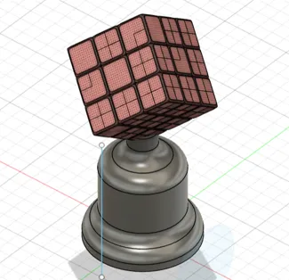 Rubiks Cube Trophy