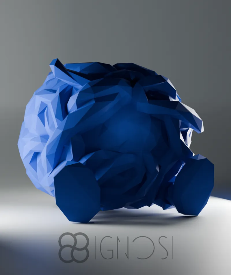 (#114) Tangela Low Poly