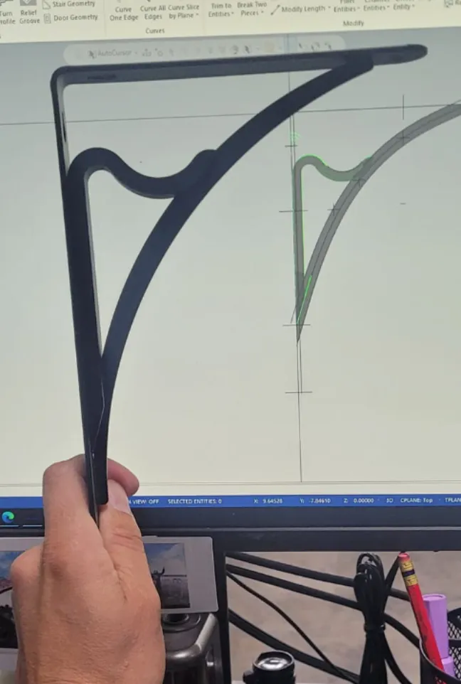Curtain Rod Adapter for Shelf Bracket