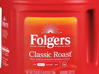 Folgers tin lid